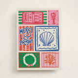 "Seas" - Holiday Cards in Cerulean by Jenna Holcomb - Front