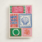 "Seas" - Holiday Cards in Cerulean by Jenna Holcomb - Front