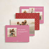 "Retro Candy Stripe" - Holiday Cards in Ribbon Candy by Wildfield Paper Co - Back of Card Options