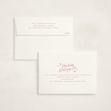 "Retro Candy Stripe" - Holiday Cards in Ribbon Candy by Wildfield Paper Co - FREE Recipient Addressing