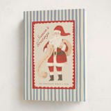 "Greetings from Santa" - Holiday Cards in Wintermint by Teju Reval - Folded Card