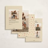 "Berries" - Holiday Cards in Champagne by Joanna Rosado - Back of Card Options