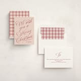 "With Flourish" - Holiday Cards in Rosy Cheeks by Kate Ahn - Assembled