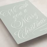"With Flourish" - Holiday Cards in Frost by Kate Ahn - Detail