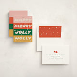 "Cheerful Greetings" - Holiday Cards in Retro by Ani Somi - Assembled