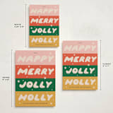 "Cheerful Greetings" - Holiday Cards in Retro by Ani Somi - Formats Available