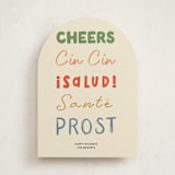 "Cheers to All" - Holiday Cards in Retro by Helena Vitto - Front