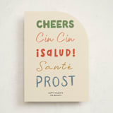 "Cheers to All" - Holiday Cards in Retro by Helena Vitto - Front