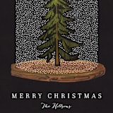 "Snow globe Tree" - Holiday Cards in Coal by Baumbirdy - Close-Up