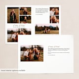 "Ski" - Holiday Cards in Wood by Elly - Interior Options