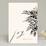 "Classic Bouquet" - Holiday Cards in Almond by Julie Murray - Front