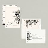 "Classic Bouquet" - Holiday Cards in Almond by Julie Murray - Assembled