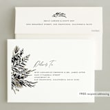 "Classic Bouquet" - Holiday Cards in Almond by Julie Murray - FREE Recipient Addressing