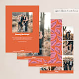 "sing" - Holiday Cards in Pumpkin by Jen Owens - Back of Card