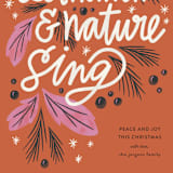 "sing" - Holiday Cards in Pumpkin by Jen Owens - Close-Up