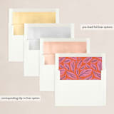 "sing" - Holiday Cards in Pumpkin by Jen Owens - Envelope Liners