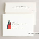 "Holiday Village" - Holiday Cards in Wreath by Morgan Ramberg - FREE Recipient Addressing