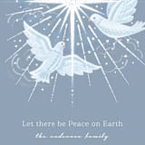 "light of the world" - Holiday Cards in Winter Sky by Paper Sun Studio - Close-Up