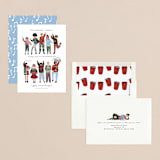 "Ugly Sweaters Club" - Holiday Cards in Frost by Grae - Assembled