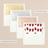 "Ugly Sweaters Club" - Holiday Cards in Frost by Grae - Envelope Liners