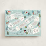 "Family Adventures" - Holiday Cards in Frozen Lake by Leia Matt - Front