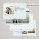 "Family Adventures" - Holiday Cards in Frozen Lake by Leia Matt - Back of Card Options