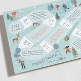 "Family Adventures" - Holiday Cards in Frozen Lake by Leia Matt - Detail