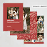 "Magic of Christmas" - Holiday Cards in Holly Berry by Kristen Smith - Back of Card Options