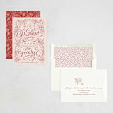 "Magic of Christmas" - Holiday Cards in Holly Berry by Kristen Smith - Assembled