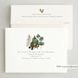 "Holiday Forest Friends" - Holiday Cards in Emerald by Jackie Crawford - FREE Recipient Addressing