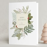 "Juniper" - Holiday Cards in Starlight by Jennifer Wick - Folded Card
