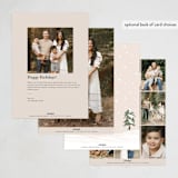 "New Home Holiday House" - Holiday Cards in Flamingo by Jackie Crawford - Back of Card Options