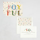 "Joyful Lights" - Holiday Cards in Eggnog by Vera Lim - Assembled