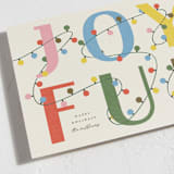 "Joyful Lights" - Holiday Cards in Eggnog by Vera Lim - Detail