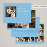 "Joyful Skaters" - Holiday Cards in Frozen by Ekko Studio - Back of Card Options
