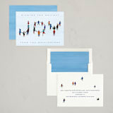 "Joyful Skaters" - Holiday Cards in Frozen by Ekko Studio - Assembled