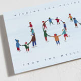 "Joyful Skaters" - Holiday Cards in Frozen by Ekko Studio - Detail