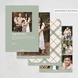 "Peaceful Angel" - Holiday Cards in Mint by Beth Schneider - Back of Card Options
