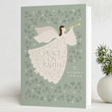 "Peaceful Angel" - Holiday Cards in Mint by Beth Schneider - Folded Card
