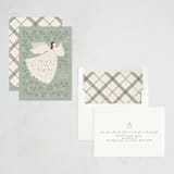 "Peaceful Angel" - Holiday Cards in Mint by Beth Schneider - Assembled