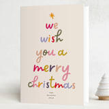 "Wishing Tree" - Holiday Cards in Gumdrops by Lindsay Megahed - Folded Card