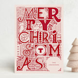 "So Delightful" - Holiday Cards in Candy Apple by Charter Oaks Creative - Front