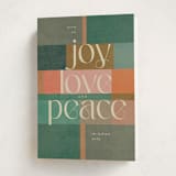 "tree blocks" - Holiday Cards in Spice by Creo Study - Folded Card