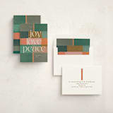 "tree blocks" - Holiday Cards in Spice by Creo Study - Assembled