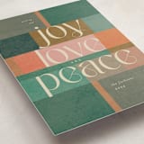 "tree blocks" - Holiday Cards in Spice by Creo Study - Detail