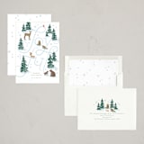 "joyfully written" - Holiday Cards in Snowflakes by Jennifer Wick - Assembled