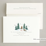 "joyfully written" - Holiday Cards in Snowflakes by Jennifer Wick - FREE Recipient Addressing