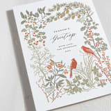 "Winter Greens" - Holiday Cards in Spruce by Tara Grangroth - Detail