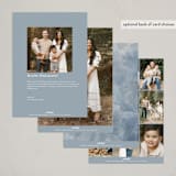 "Mother and child" - Holiday Cards in Celeste by Grae - Back of Card Options