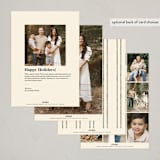 "Holiday Basket" - Holiday Cards in Buttercream by Baumbirdy - Back of Card Options